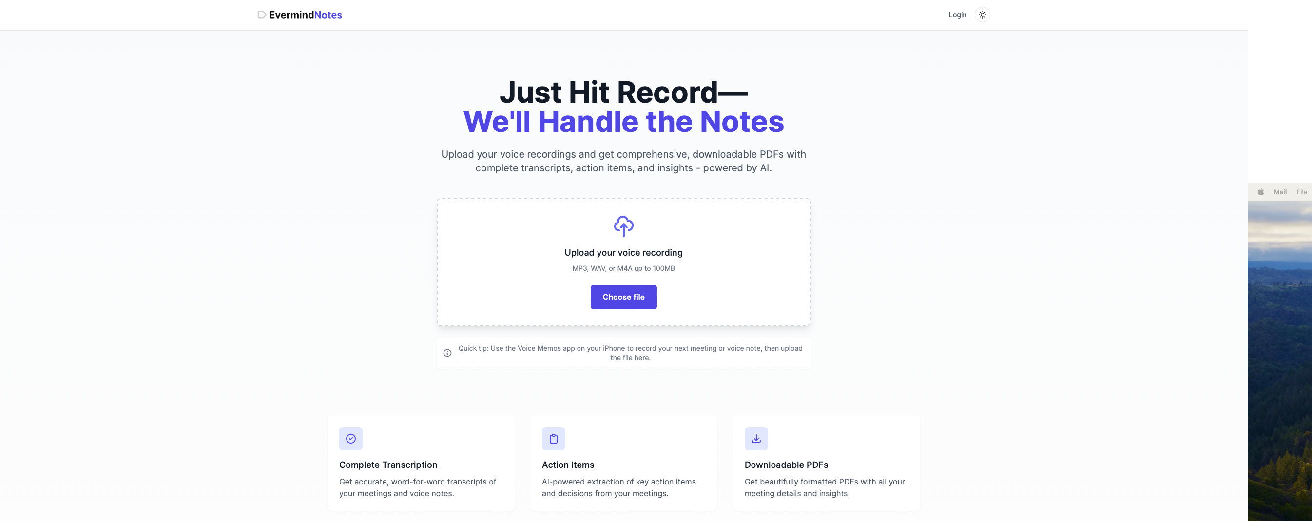Evermind Notes